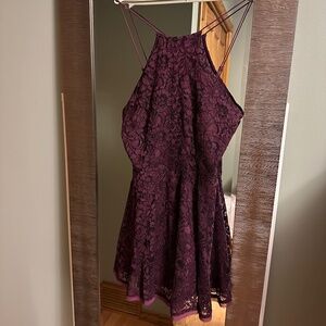 Purple Lace Dress